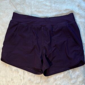 4/$20 🙈Lands' End Purple Athletic Shorts Lightweight Performance with Panty